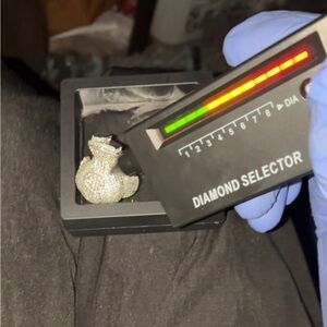 S925 mossiante men’s ring